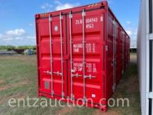 2023 SHIPPING CONTAINER, 8' X 40' X 9' 5", 4-8'