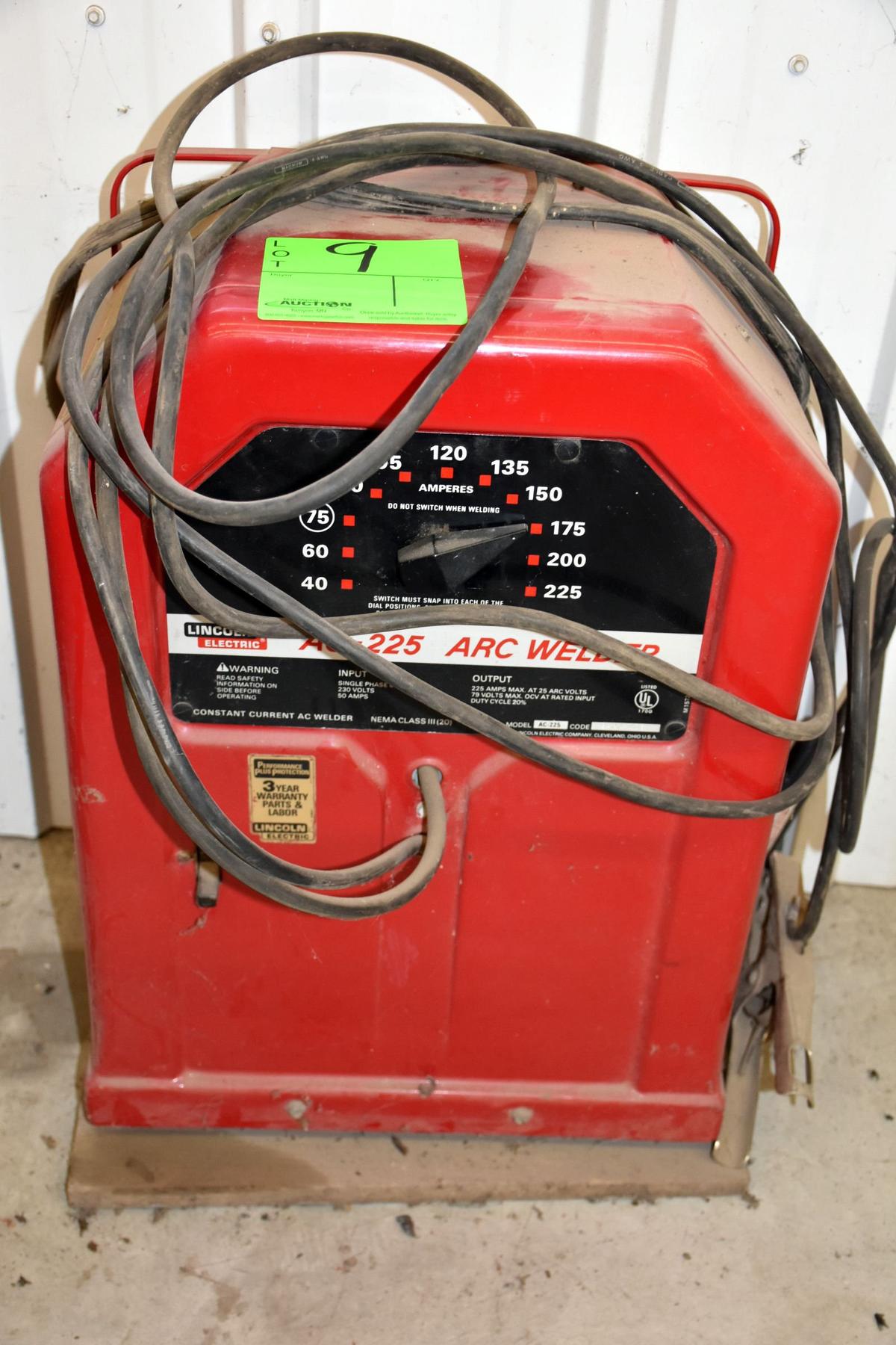 Lincoln AC-225 Arc Welder, Very Good Condition
