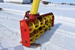 Farm King 960SB Snow Blower, 3p., 540PTO, Double Auger, Hydraulic Spout, 96” Wide
