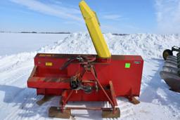 Farm King 960SB Snow Blower, 3p., 540PTO, Double Auger, Hydraulic Spout, 96” Wide