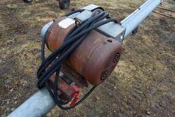 Hutchinson 6"x52' Auger, 5 HP Sinlge Phase Electric Motor Drive