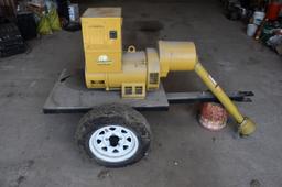 Katolight KLSI-25 PTO Generator, 25KW, 540 PTO, Single Phase, On Trailer, Like New