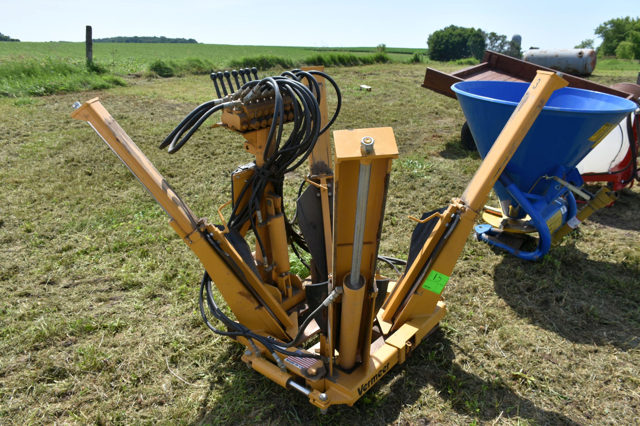 Vermeer Model TS20 Tree Spade 3pt, 4 Spade, Hyd. Controls