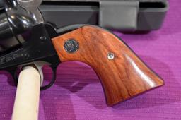 Ruger New Model Single 6, 22LR/ Win Mag, Revolver, With 2 Cylinders, 4.5" Barrel, SN: 265-20296, Wit