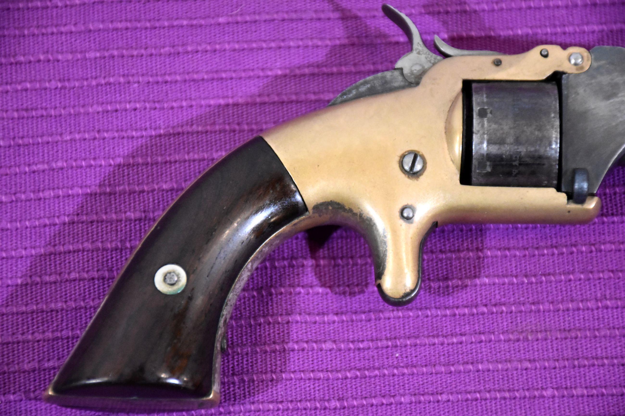 Smith And Wesson Model 1 First Issue, 22 Cal Revolver, SN: 8784, 3" Barrel