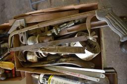 Assortment Of Pipe Wrenches, Pry Bars & Receiver Balls