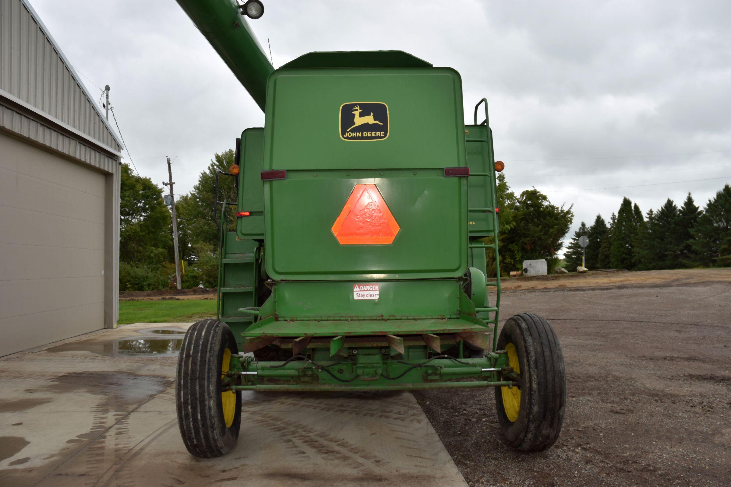 John Deere 6620 Turbo Diesel Combine, 24.5x32 Tires, Approx 3,439 Hours On Machine Tach Was Replaced