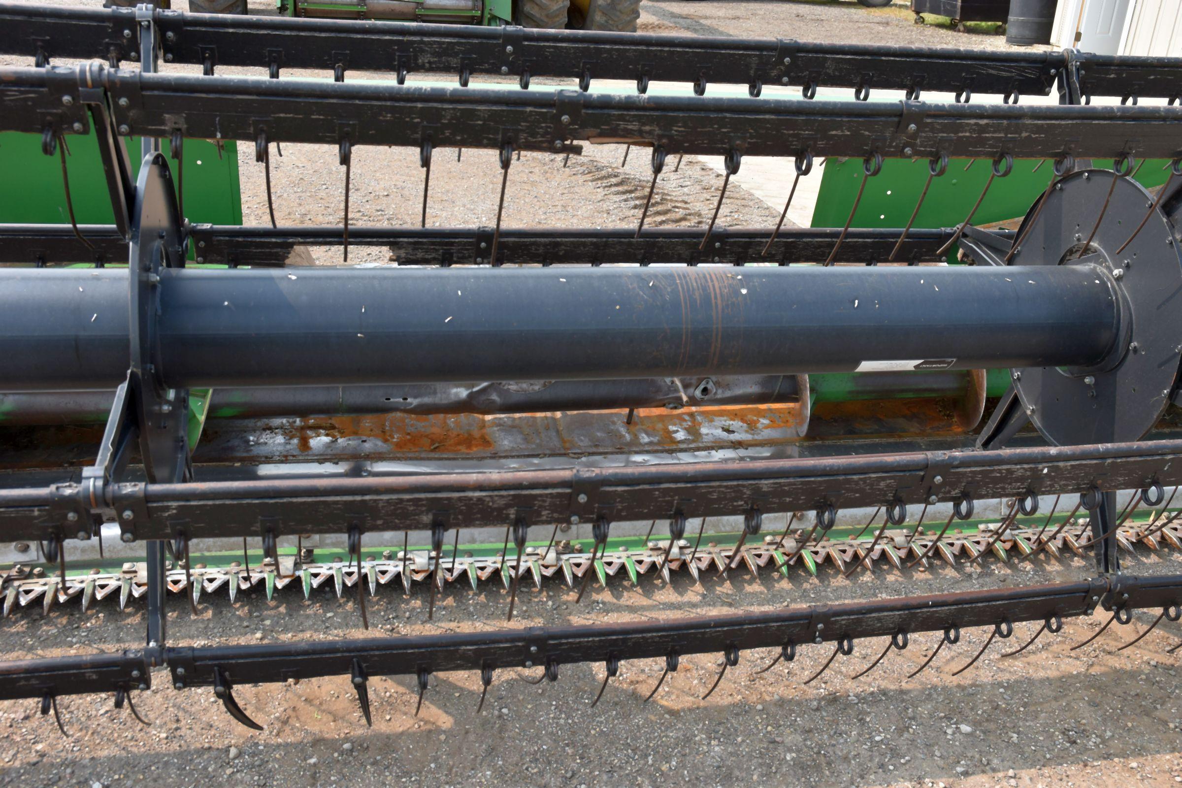 John Deere 220 Bean Head, 20’, Rock Guard, SN: F611673, New Sickle and Section In 2019