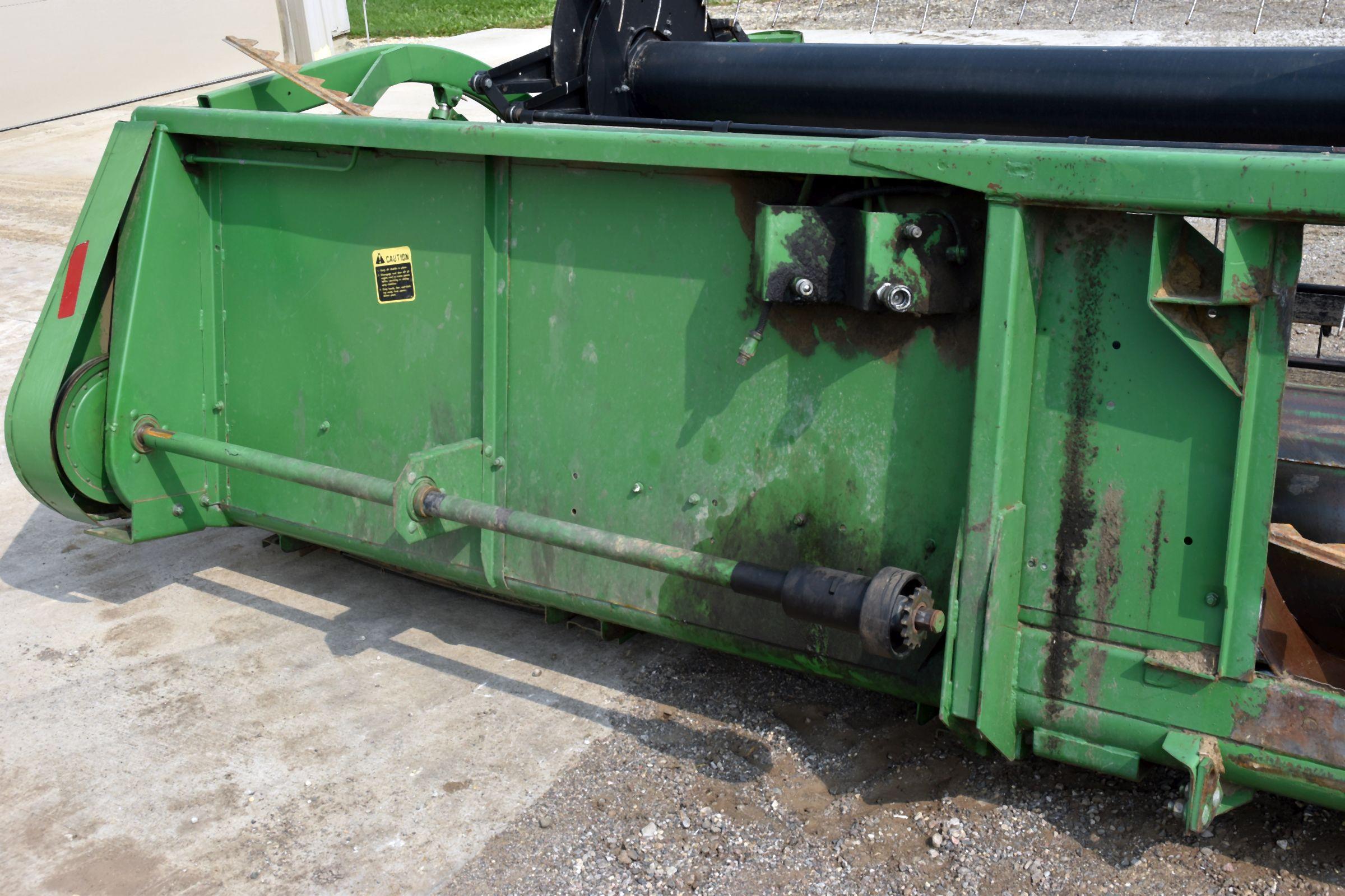 John Deere 220 Bean Head, 20’, Rock Guard, SN: F611673, New Sickle and Section In 2019