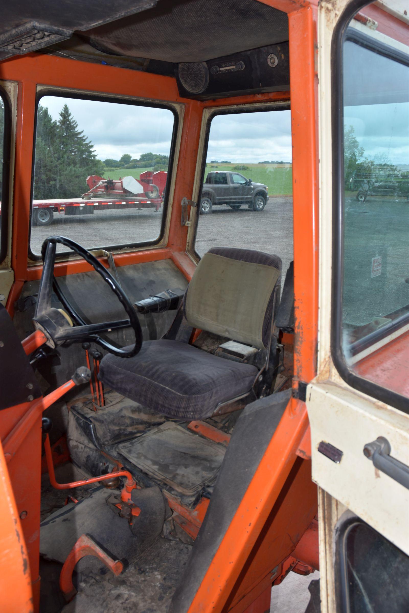 Allis Chalmers 185 Diesel Tractor, 2WD, 4153 Actual One Owner Hours, 18.4R30 Tires AT 90%, Hi/Lo 4 S