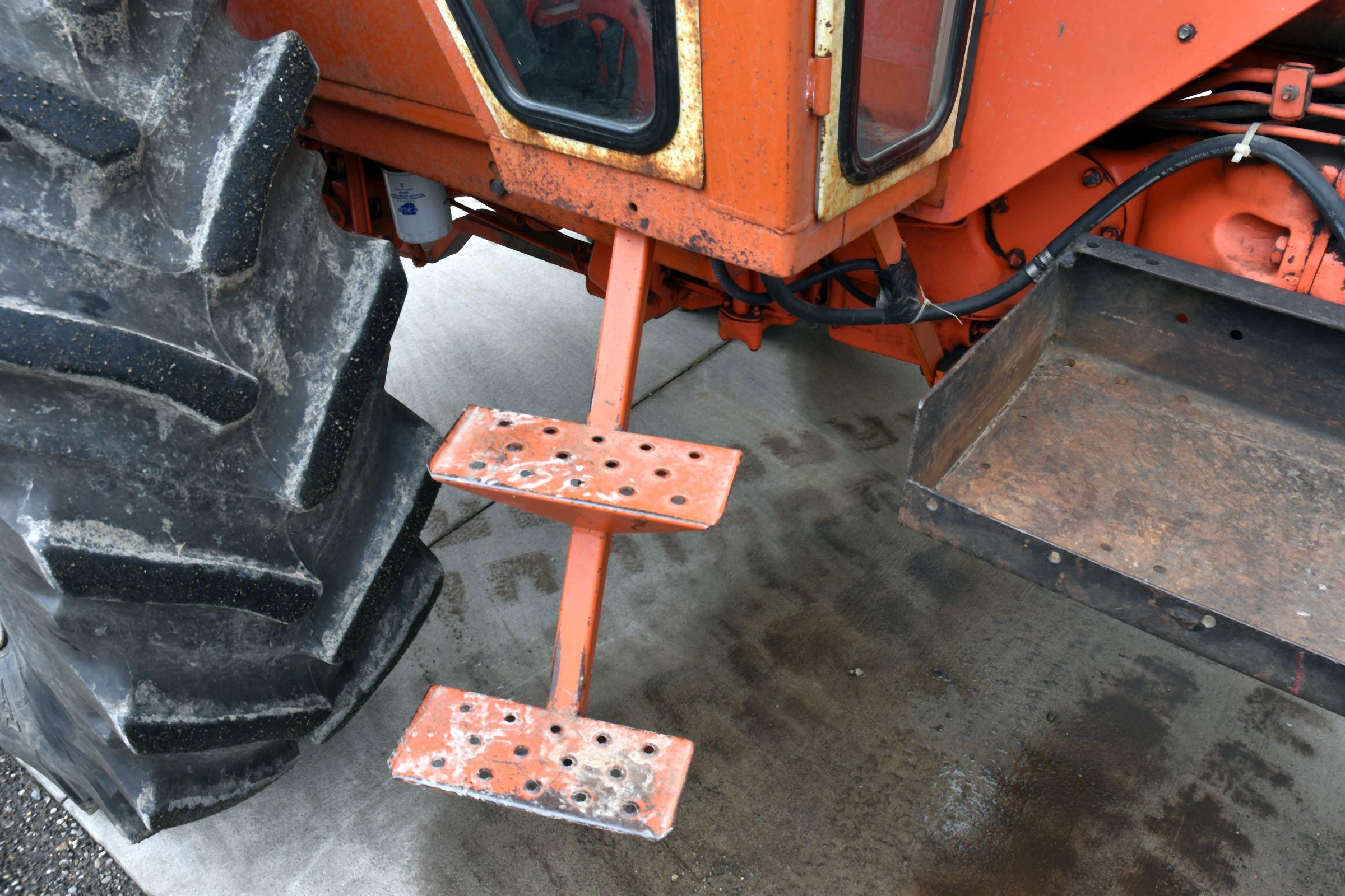 Allis Chalmers 185 Diesel Tractor, 2WD, 4153 Actual One Owner Hours, 18.4R30 Tires AT 90%, Hi/Lo 4 S