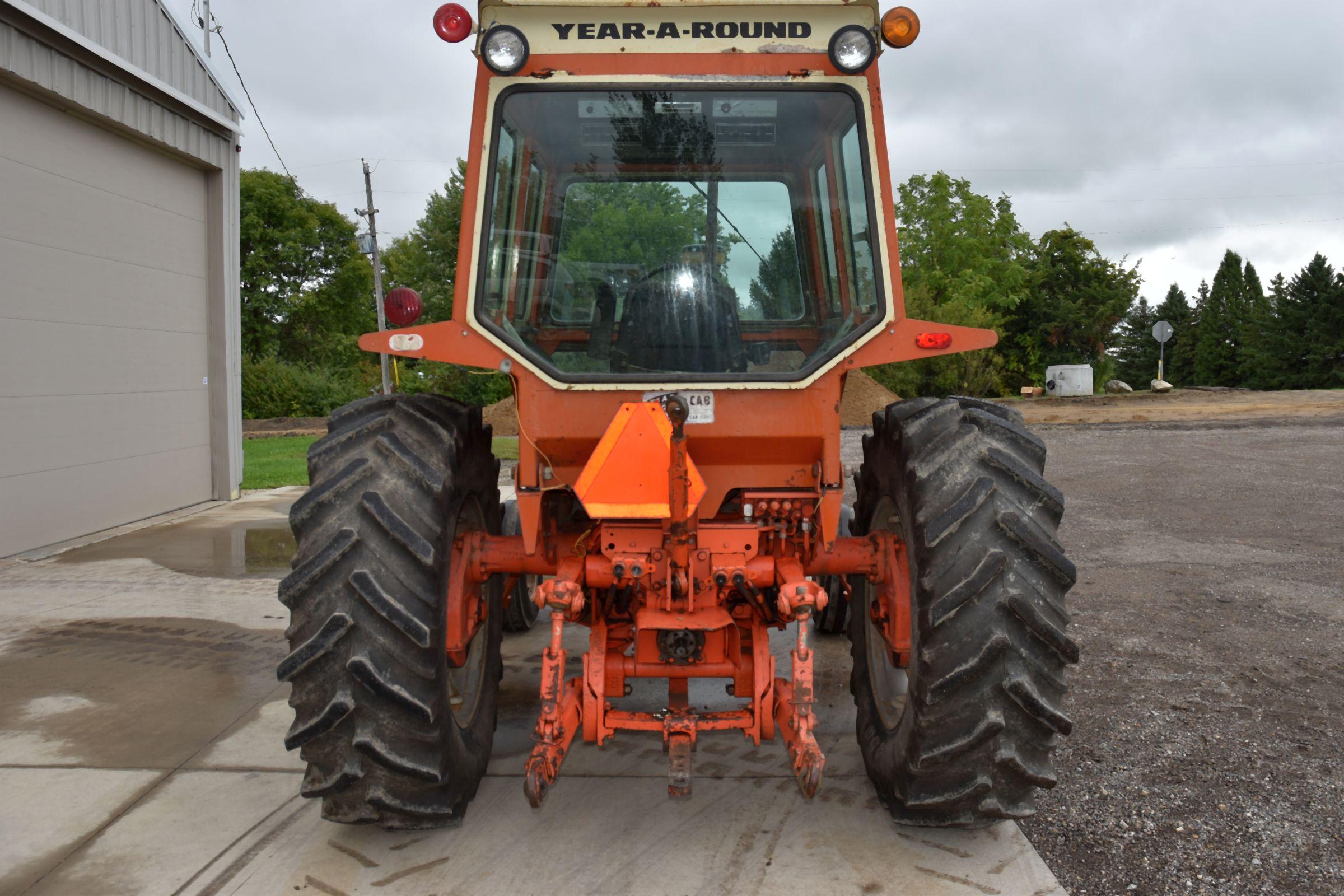 Allis Chalmers 185 Diesel Tractor, 2WD, 4153 Actual One Owner Hours, 18.4R30 Tires AT 90%, Hi/Lo 4 S