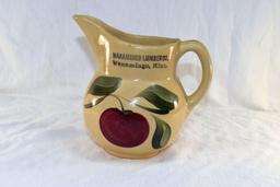 Watt Ware Pottery Pitcher from Wanamingo Lumber, Wanamingo MN