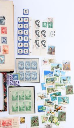 LARGE STAMP LOT AND INDEPENDENCE US STAMP ALBUM