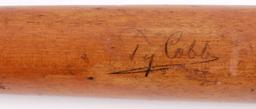 TY COBB AUTOGRAPHED BASEBALL BAT