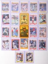 MLB PLAYER FLEER & TOPPS & SCORE & BOWMAN CARD LOT