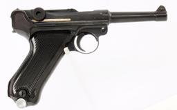 WWII MAUSER LUGER P08 9MM SEMI AUTO PISTOL