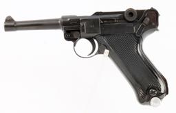 WWII MAUSER LUGER P08 9MM SEMI AUTO PISTOL