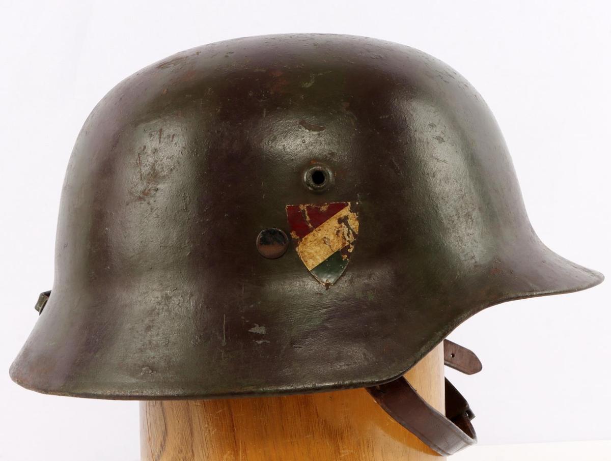 WWII GERMAN SS M40 CAMO HELMET