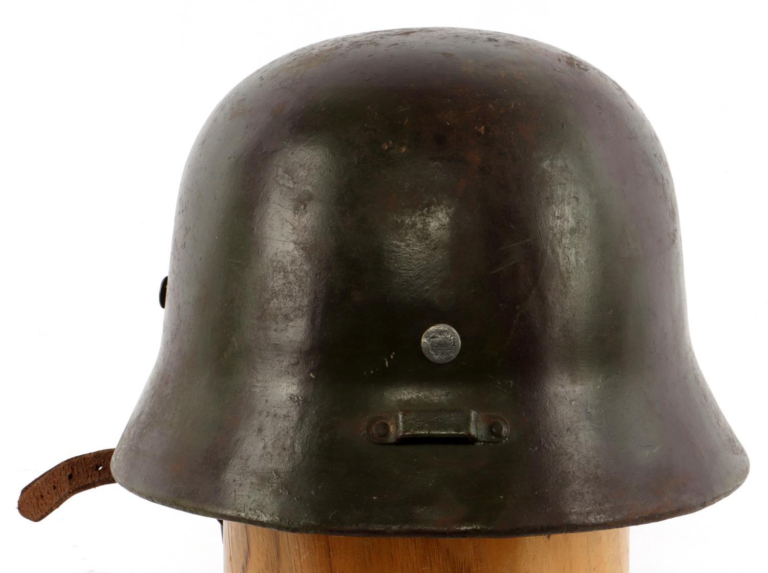 WWII GERMAN SS M40 CAMO HELMET