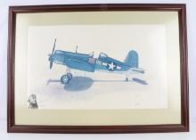 PAPPY BOYINGTON LITHOGRAPH SIGNED JOHN FICKLEN