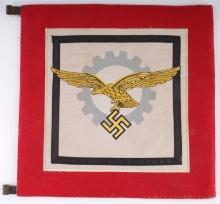 WWII GERMAN LUFTWAFFE CAR FENDER FLAG