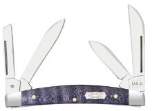 CASE POCKET KNIFE PURPLE CURLY MAPLE SM CONGRESS