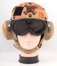 VIETNAM ERA FLIGHT DECK CREW HELMET USS AMERICA