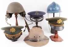 PITH TANK ADRIAN HELMET ARMY USAF OFFICER VISOR