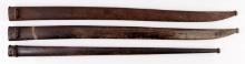 3 WWI FRENCH BAYONET SCABBARDS