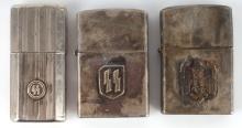 WWII GERMAN THIRD REICH SS & NSDAP LIGHTER LOT