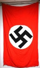 WWII GERMAN THIRD REICH NSDAP BANNER FLAG