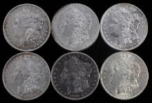 MORGAN SILVER DOLLAR US COIN LOT OF 6