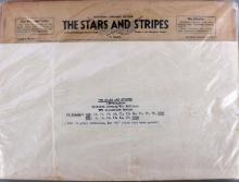 WWII THE STARS AND STRIPES NEWSPAPER LOT OF 16