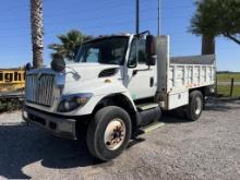 2009 International 7300 Stake Truck W/t R/k