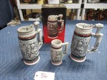 AVON AGE OF THE IRON HORSE STEINS