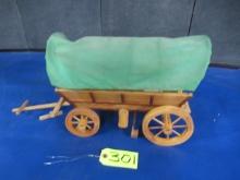 WOODEN REPLICA OF COVERED WAGON  16 L