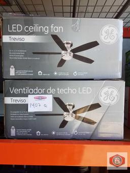 GE Treviso 52 in. Ceiling Fan brushed nickel LED