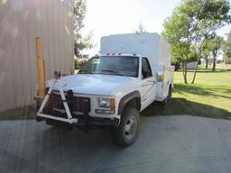 1997 GMC K3500 Sierra SLT 2 Dr., 4X4 W/Reading Utility Bed, 2,000 Mi. On Re