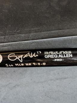 Gregg Allen & Francisco Mejia signed game-type bats, both JSA