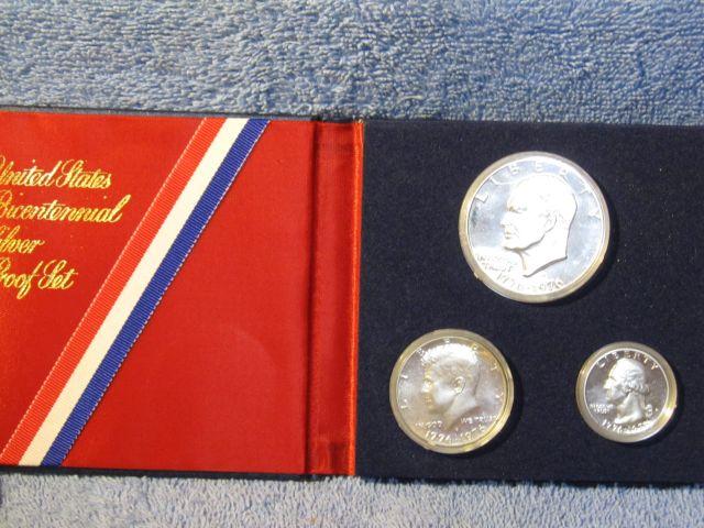 1976 3-PIECE SILVER PROOF SET