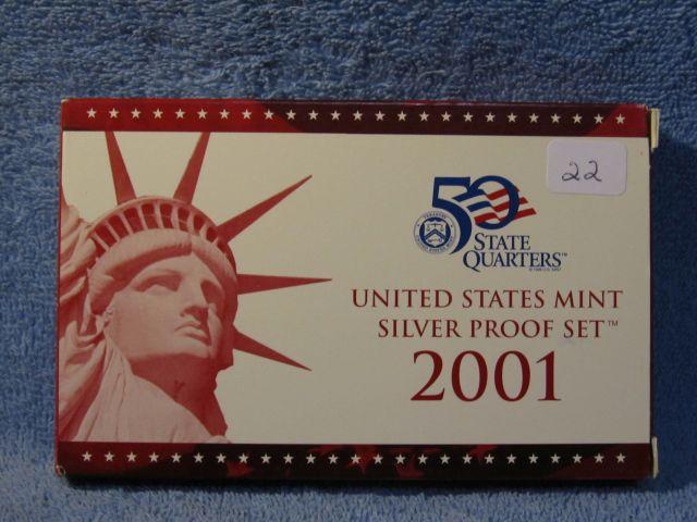 2001 SILVER PROOF SET