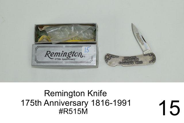 Remington Knife    175th Anniversary 1816-1991    Model 700    #R515M