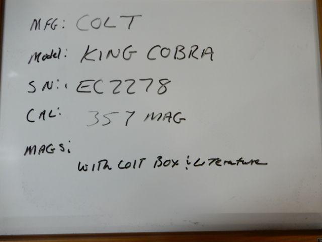 Colt King Cobra,357 mag