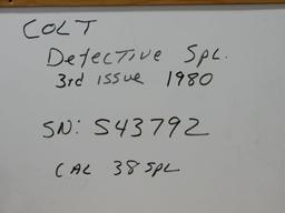 Colt Detective Special, 38 SPL