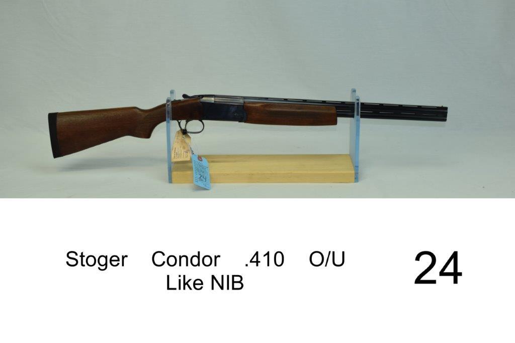 Stoger    Condor    .410    O/U    SN: J544990-15    Condition: Like NIB