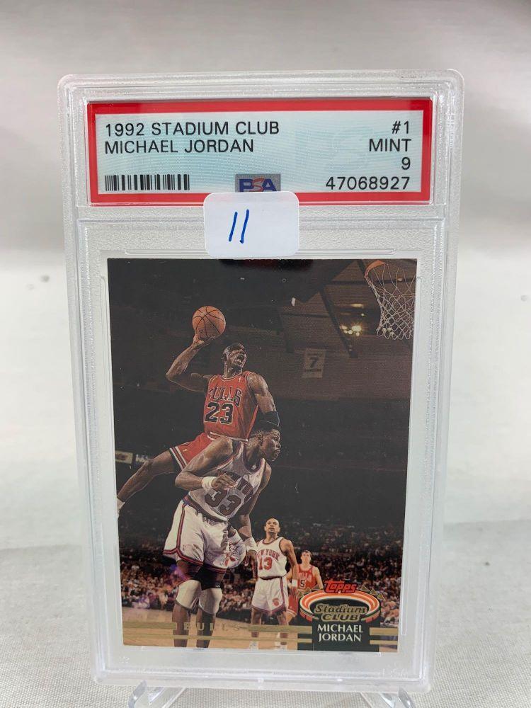 1992 Stadium Club Michael Jordan PSA 9