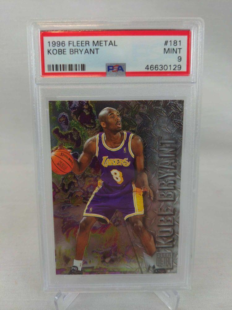 1996 Fleer metal Kobe Bryant PSA 9