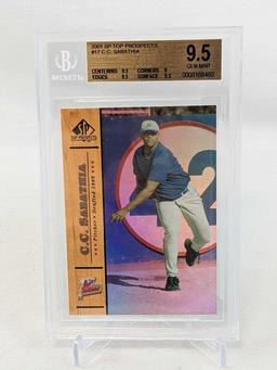 2001 SP top prospects CC sabathia - Beckett 9.5