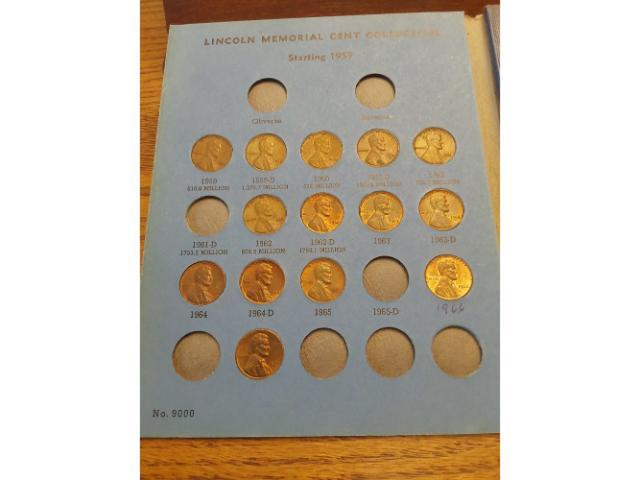 LOT OF PARTIAL LINCOLN CENT SETS